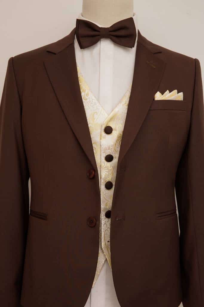 costume 3 pièces sur mesure cérémonie mariage homme haut de gamme
