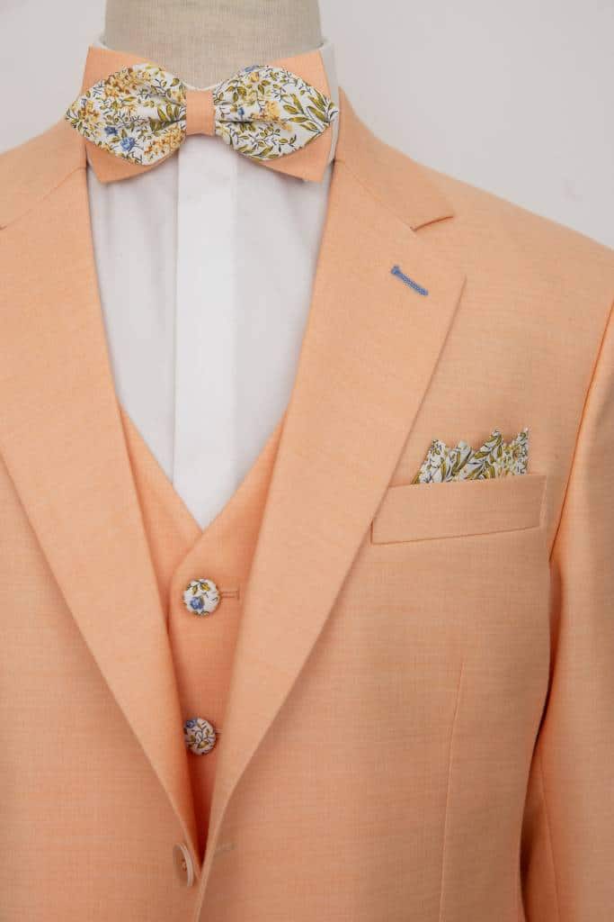 costume terracotta homme mariage cérémonie 3 pièces sur mesure