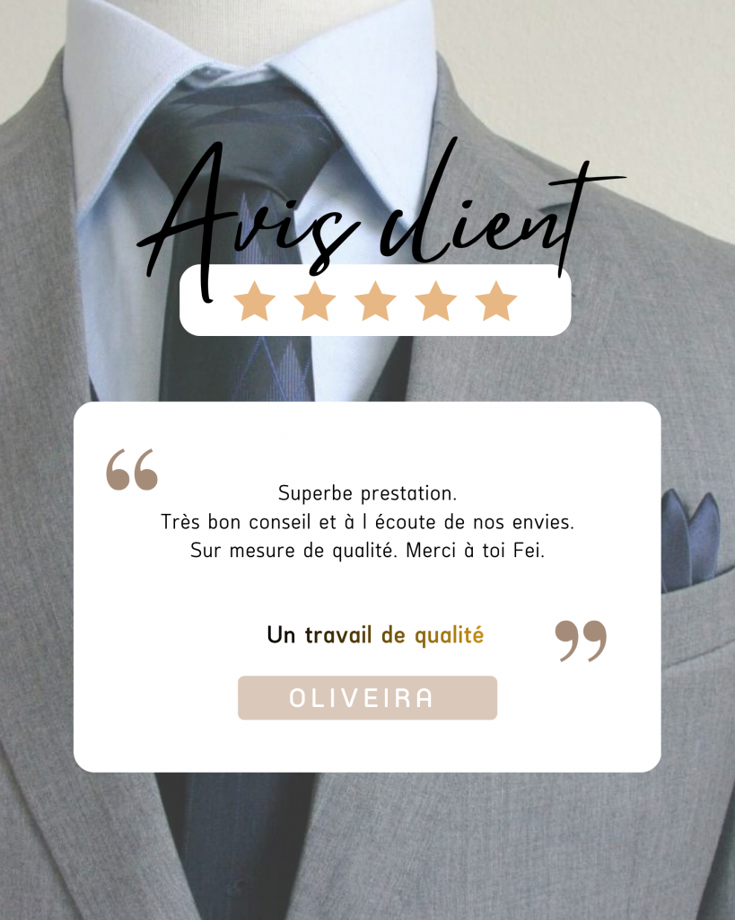 avis costume sur mesure