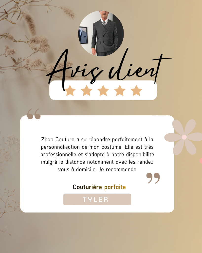avis costume sur mesure