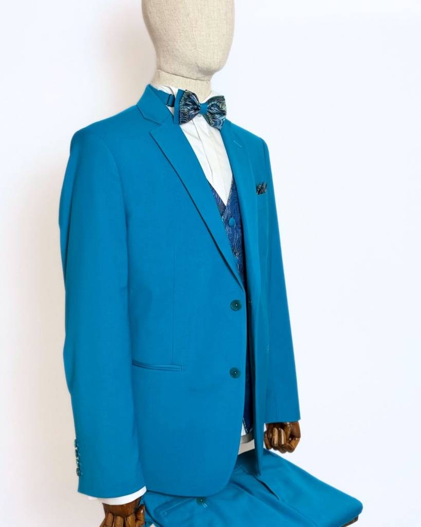Costume bleu canard homme sur mesure