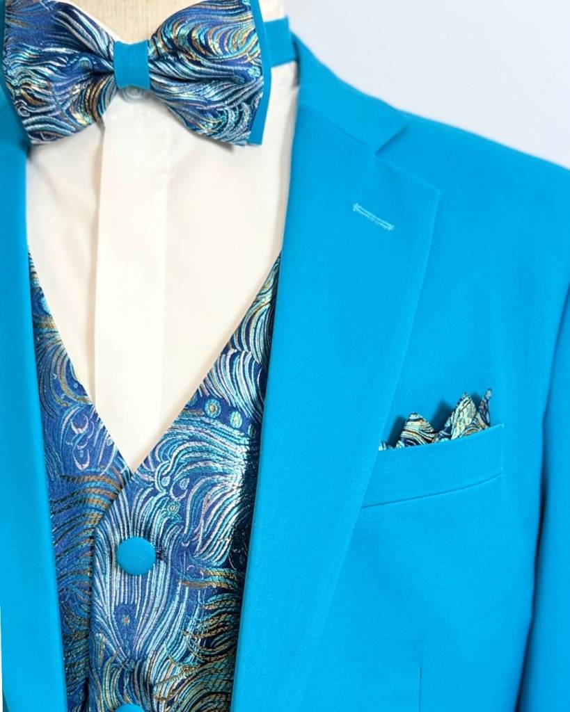 Costume bleu canard homme sur mesure