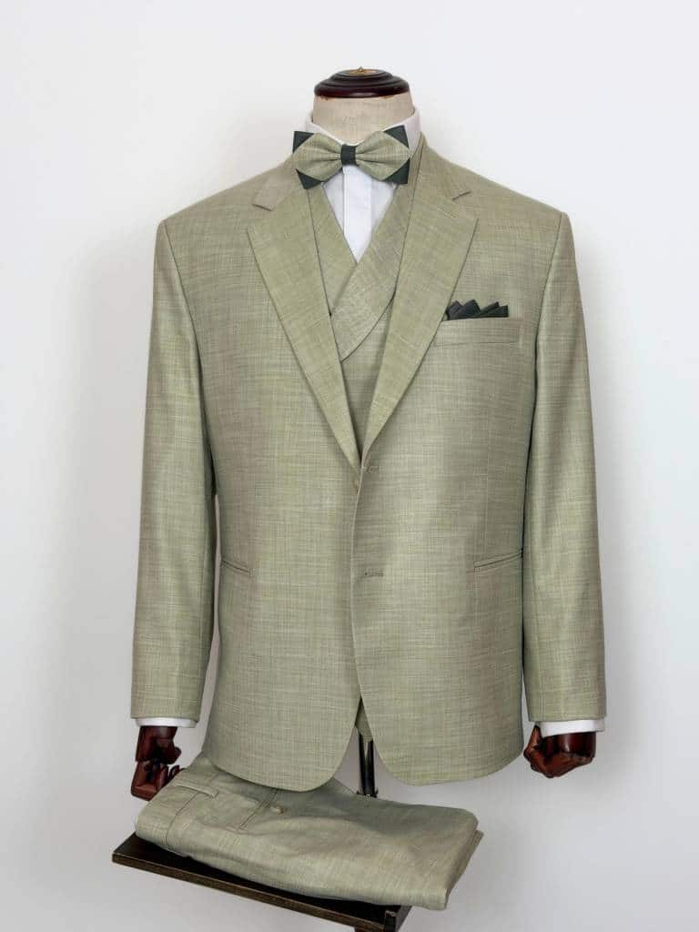 Costume vert sauge homme sur mesure