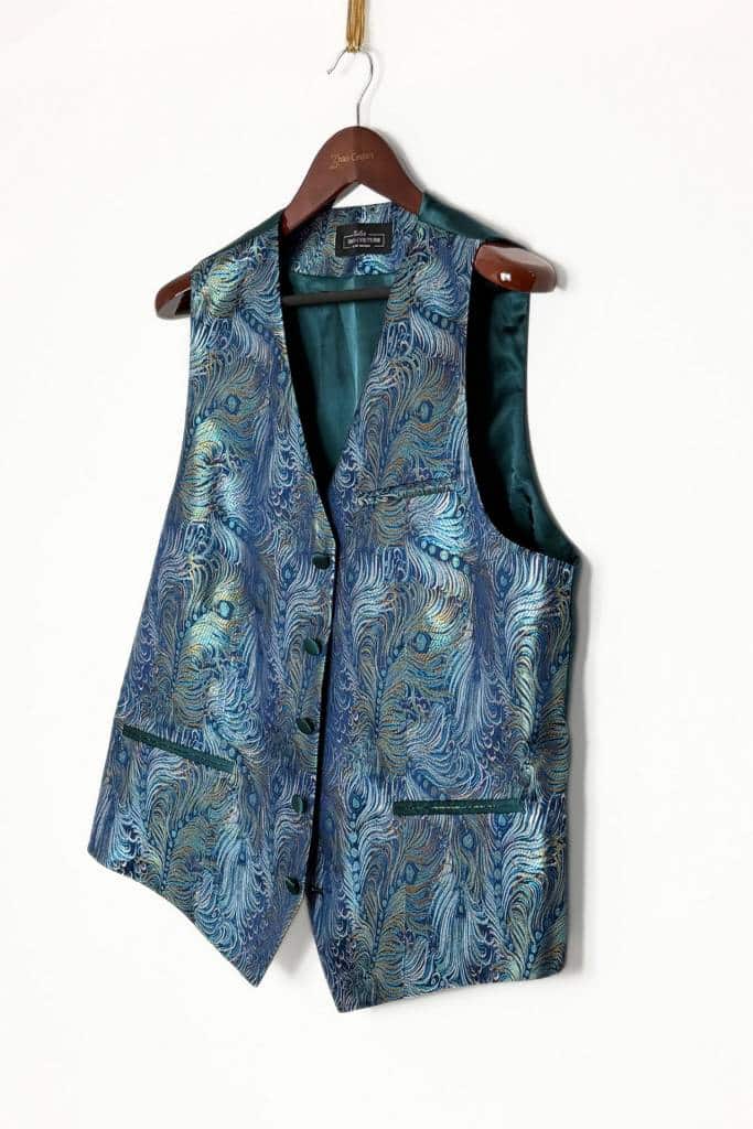 Gilet à motifs jacquard